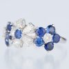ブルーム サファイアxダイヤモンド ホワイトゴールドリング S: 2.1 ct D: 1ct K18WG