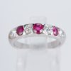 ルビーxダイヤモンド プラチナリング R: 0.74 ct D: 0.63ct Pt900 - 画像 (2)