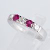 ルビーxダイヤモンド プラチナリング R: 0.43 ct D: 0.55ct Pt900 - 画像 (3)