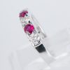 ルビーxダイヤモンド プラチナリング R: 0.43 ct D: 0.55ct Pt900 - 画像 (4)