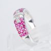 ルビーxダイヤモンド ホワイトゴールドリング R: 0.76 ct D: 0.22ct K18WG - 画像 (4)