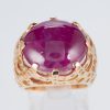 スタールビーxダイヤモンド 0リング SR: 22.089 ct D: 0.62ct K18PG - 画像 (2)
