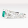 2ct コロンビア産エメラルドプラチナリング E2.20ct D:1.13ct Pt900 - 画像 (3)
