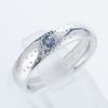 アレキサンドライトホワイトゴールドリング Al 0.12ct K18WG