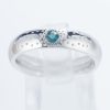 アレキサンドライトホワイトゴールドリング Al 0.12ct K18WG