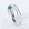 アレキサンドライトホワイトゴールドリング Al 0.12ct K18WG