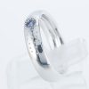 アレキサンドライトホワイトゴールドリング Al 0.12ct K18WG