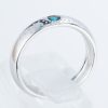 アレキサンドライトホワイトゴールドリング Al 0.12ct K18WG