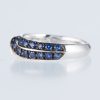 リーフ サファイアホワイトゴールドリング S: 0.86ct K18WG - 画像 (3)