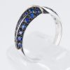リーフ サファイアホワイトゴールドリング S: 0.86ct K18WG - 画像 (6)