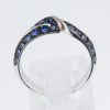 リーフ サファイアホワイトゴールドリング S: 0.86ct K18WG - 画像 (7)