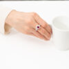 ルビープラチナリング R: 1.01ct D:1.13ct Pt900 - 画像 (5)