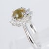 ハロー キャッツアイxダイヤモンド プラチナリング C: 1.56 ct D: 0.5ct Pt900 - 画像 (9)