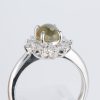 ハロー キャッツアイxダイヤモンド プラチナリング C: 1.56 ct D: 0.5ct Pt900 - 画像 (10)