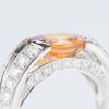 フロート 3.72ct イエローサファイアプラチナリング(YS:3.72ct D:1.32 Pt900) - 画像 (7)