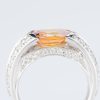 フロート 3.72ct イエローサファイアプラチナリング(YS:3.72ct D:1.32 Pt900) - 画像 (6)
