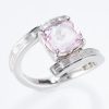 4.43ct ピンクサファイアプラチナリング S:4.43ct D:1.04ct Pt900 GIA - 画像 (2)