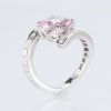 4.43ct ピンクサファイアプラチナリング S:4.43ct D:1.04ct Pt900 GIA - 画像 (3)