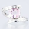 4.43ct ピンクサファイアプラチナリング S:4.43ct D:1.04ct Pt900 GIA