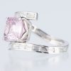 4.43ct ピンクサファイアプラチナリング S:4.43ct D:1.04ct Pt900 GIA - 画像 (4)