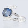 4.84ct ブルーサファイアプラチナリング S:4.84ct D:1.14ct Pt900 GIA - 画像 (3)