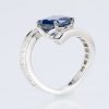 4.39ct ブルーサファイアプラチナリング S:4.39ct D:1.12ct Pt900 GIA - 画像 (4)
