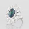 5ct弱 ブラックオパールダイヤモンドプラチナリング(BO:4.90 D:2.80ct Pt900) - 画像 (3)