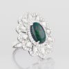 5ct弱 ブラックオパールダイヤモンドプラチナリング(BO:4.90 D:2.80ct Pt900) - 画像 (2)