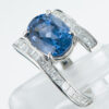 4.60ct バイオレティッシュブルースピネルプラチナリング SP:4.60ct D:1.09ct Pt950 GIA - 画像 (5)