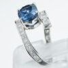 4.60ct バイオレティッシュブルースピネルプラチナリング SP:4.60ct D:1.09ct Pt950 GIA - 画像 (4)