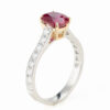 ビルマ産ルビー　ピジョンブラッドプラチナリング  R: 1.47ct D:0.52ct Pt900/K18YG - 画像 (5)