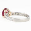 ビルマ産ルビー　ピジョンブラッドプラチナリング  R: 1.47ct D:0.52ct Pt900/K18YG - 画像 (2)