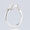 ダイヤモンド プラチナリング D: 1.59ct 0.7ct Pt950