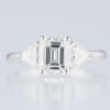 ダイヤモンド プラチナリング D: 1.59ct 0.7ct Pt950