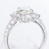 2.98cttw オーバルダイヤモンドダイヤモンド プラチナリング D: 1.51ct D: 1.47ct M I1 Pt900 GIA