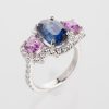 5ctマダガスカル産ブルーサファイアプラチナリング S:5.18ct PS:1.50 D:0.64ct Pt950