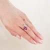 ルビープラチナイエローゴールドリングPt900/K18YG R:2.19ct D:1.09ct - 画像 (2)