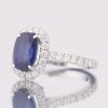 2.7ct サファイアプラチナリング S:2.71ct D:0.75ct Pt950 - 画像 (2)