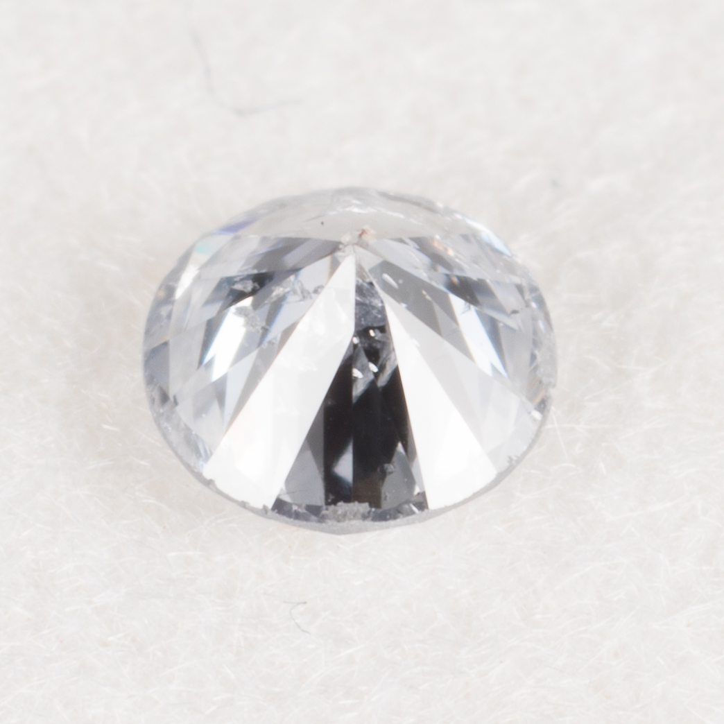 0.07ct ファンシーライトグレーブルー Fancy Light Gray Blue