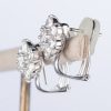 ダイヤモンド プラチナリイヤリング D: 2.00ct (1ct D: 1ct )Pt900