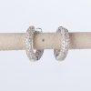 ダイヤモンド ホワイトゴールドリイヤリング D: 0.76ct (0.38ct D: 0.38ct )K18WG