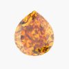 0.26ct, F.D.Yellow Orange, SI-1, Pear shape, 中央宝石研究所(CGL)