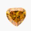 0.19ct, Fancy Deep Orangy Yellow, VS-2, Heart, 中央宝石研究所(CGL)