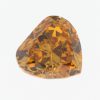 0.19ct, Fancy Deep Orangy Yellow, VS-2, Heart, 中央宝石研究所(CGL)