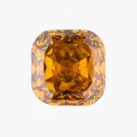 0.31ct, F.D.Yellow Orange, SI-2, Cushion, 中央宝石研究所(CGL)