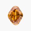 0.42ct, F.D.Yellow Orange, SI-1,Lozenge, 中央宝石研究所(CGL)