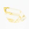 0.51ct, ファンシーイエローダイヤモンド, VS-1,バゲットカットbaguette 中央宝石研究所(CGL)