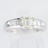 ダイヤモンドプラチナリング D: 0.75 ct D: 0.3ct Pt900 - 画像 (2)