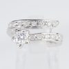 ダイヤモンドリング D: 0.32 ct D: 0.35ct Pt900