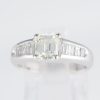 ダイヤモンドx0 プラチナリング D: 1.005 ct D: 0.4ct Pt900 - 画像 (2)